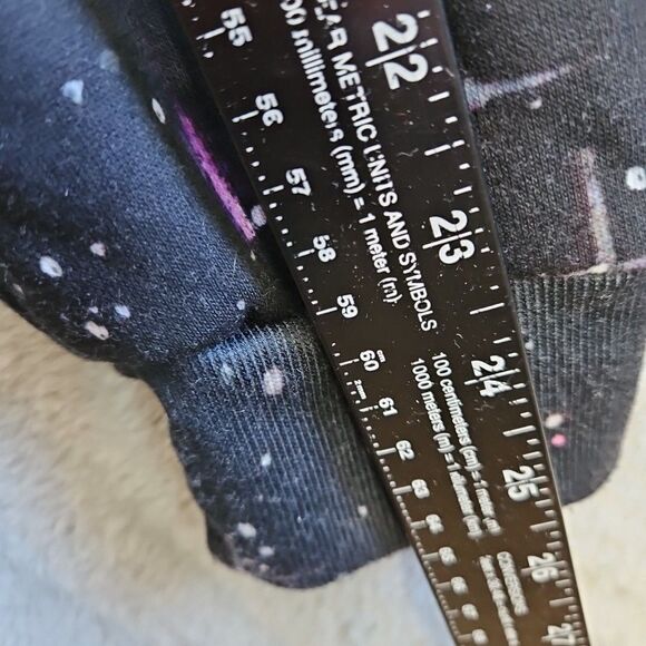 Electro threads hoodie Men's Med unicorn multicolored Y2K USA - Picture 7 of 10